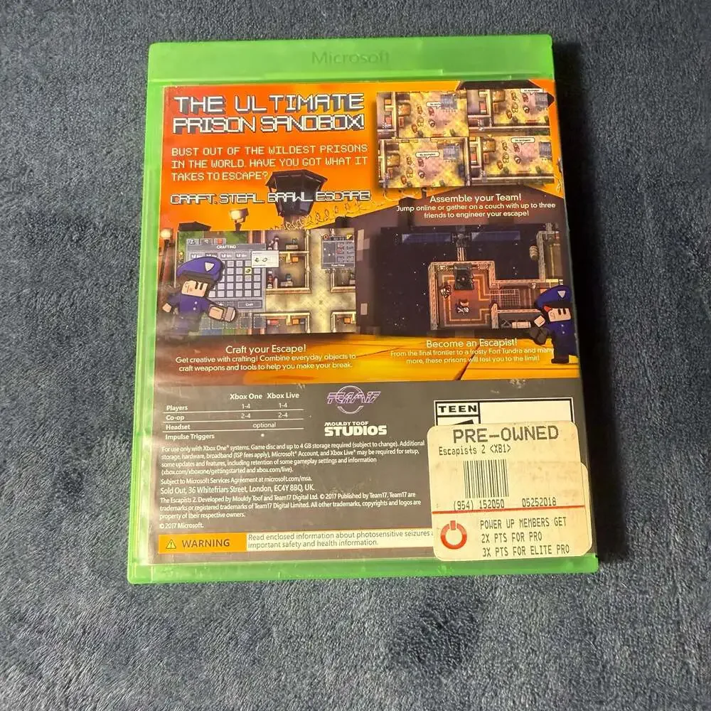 Mouldy Toof Studios escapists xbox